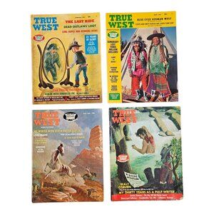 True West Magazine Lot Of 4 February April June August 1967 Editions Western